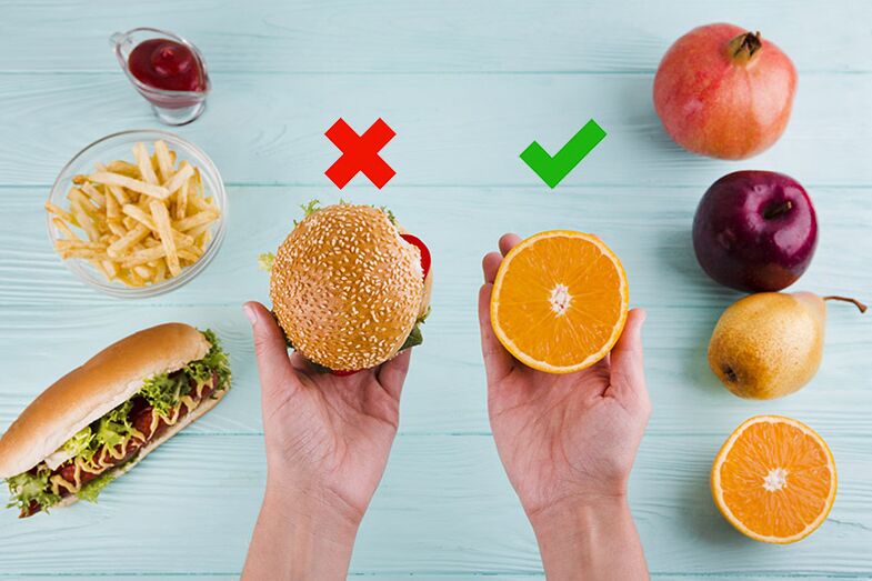 وزن کم کرنے کے لیے فاسٹ فوڈ اسنیکس کو پھلوں سے بدل دیا جاتا ہے۔