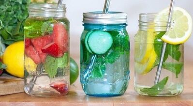 نمونہ پینے کے کھانے کا مینو 7 دن کے لیے